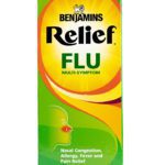 BENJAMINS RELIEF FLU 120ML FRONT2890